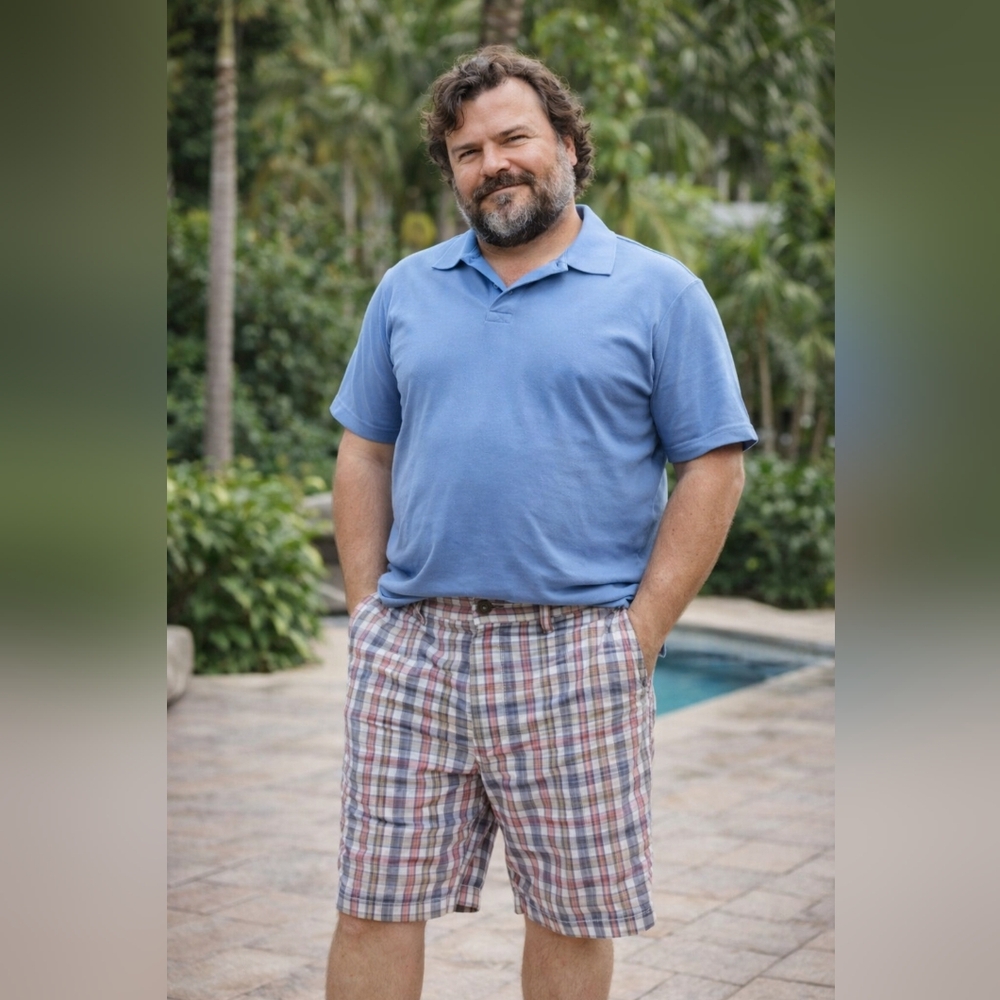 Tommy Bahama Men’s Plaid Linen Tencel Shorts Size 38 9” Inseam Island Weekend